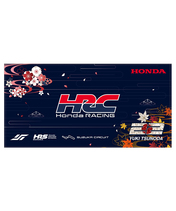 角田裕毅 x HRC Honda RACING コラボ ビッグタオル ネイビー 2024…