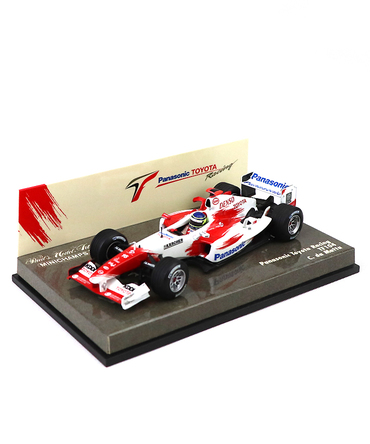 【海外並行品】トヨタチーム別注　ミニチャンプス 1/43スケール　 パナソニック トヨタ レーシング TF104　クリスチアーノ・ダ・マッタ　2004年