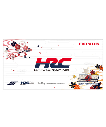 角田裕毅 x HRC Honda RACING コラボ ビッグタオル ホワイト 2024