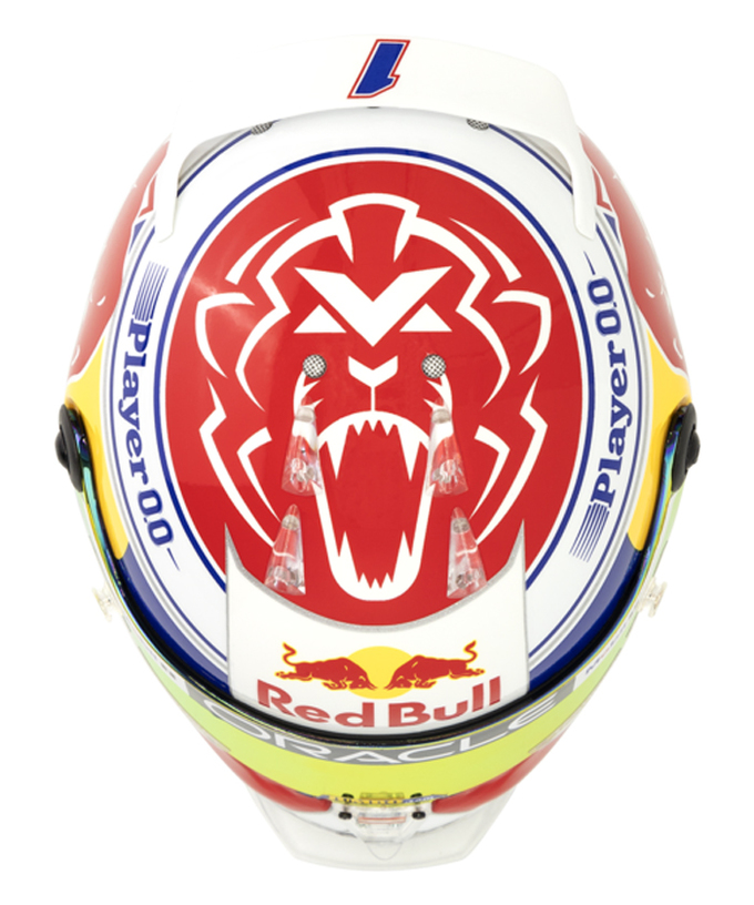 フェルスタッペン別注 シューベルト 1/2スケール マックス・フェルスタッペン 2023年 イタリアGP （レトロ） レッドブル レーシング チーム ヘルメット /ARB拡大画像