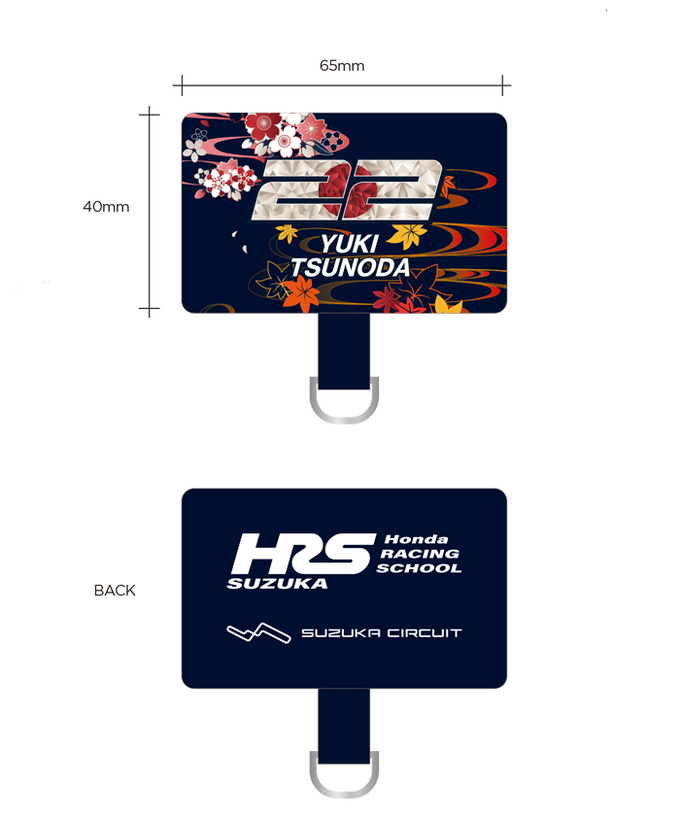 角田裕毅 x HRC Honda RACING コラボ スマホ用ショルダーストラップ 2024拡大画像