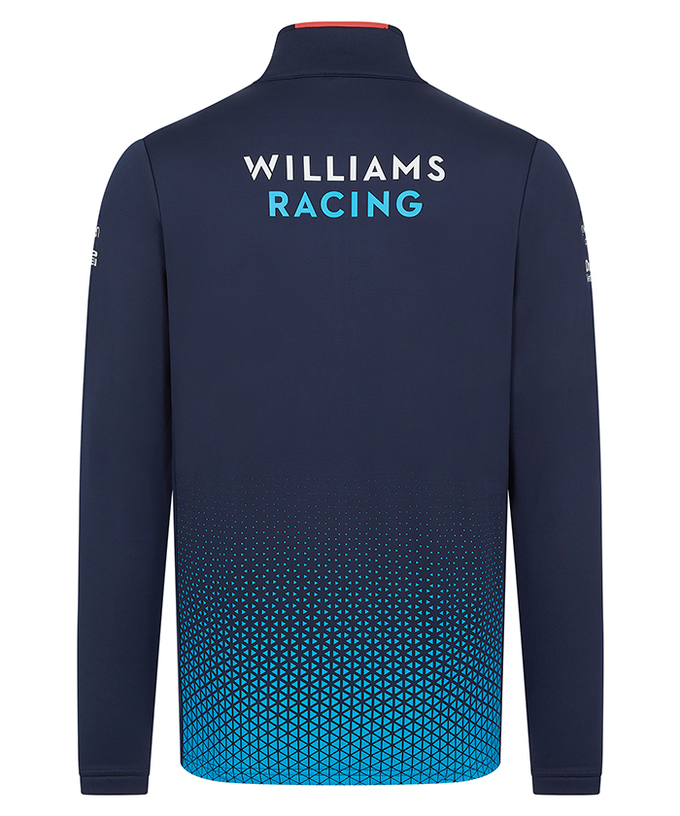 ウィリアムズ レーシング チーム 1/4 ジップ ミッドレイヤー トップ 2024拡大画像