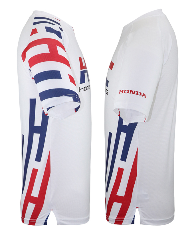 HRC Honda RACING ラグラン Tシャツ Kasumi ホワイト拡大画像
