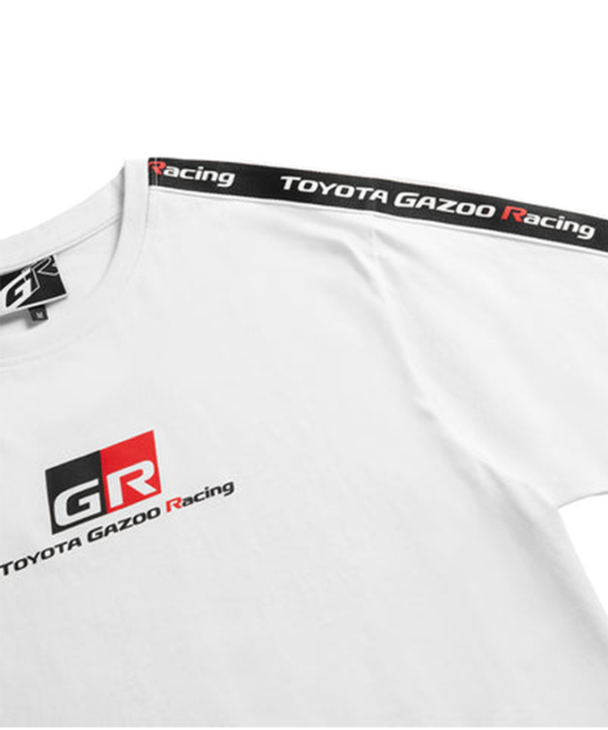 TOYOTA GAZOO Racing ライススタイル Tシャツ ホワイト/TGR_LS拡大画像