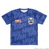CAPTAIN TSUBASA jersey crew neck tee BLU