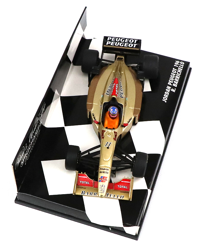 ミニチャンプス超美品 プロスト プジョーSW2000 Jアレジ 9×7