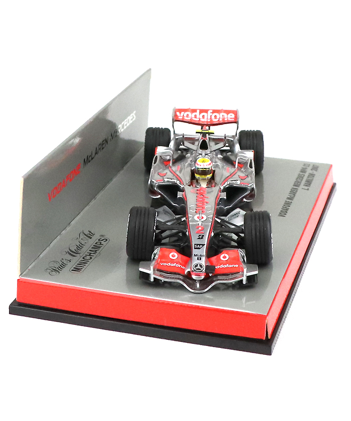 3 / マクラーレン|1/43スケール【海外並行品】マクラーレンチーム別注 ミニチャンプス 1/43スケール ボーダフォン マクラーレン メルセデス  MP4/22 ルイス・ハミルトン 2007年 F1オフィシャルグッズストア EURO SPORTS公式通販
