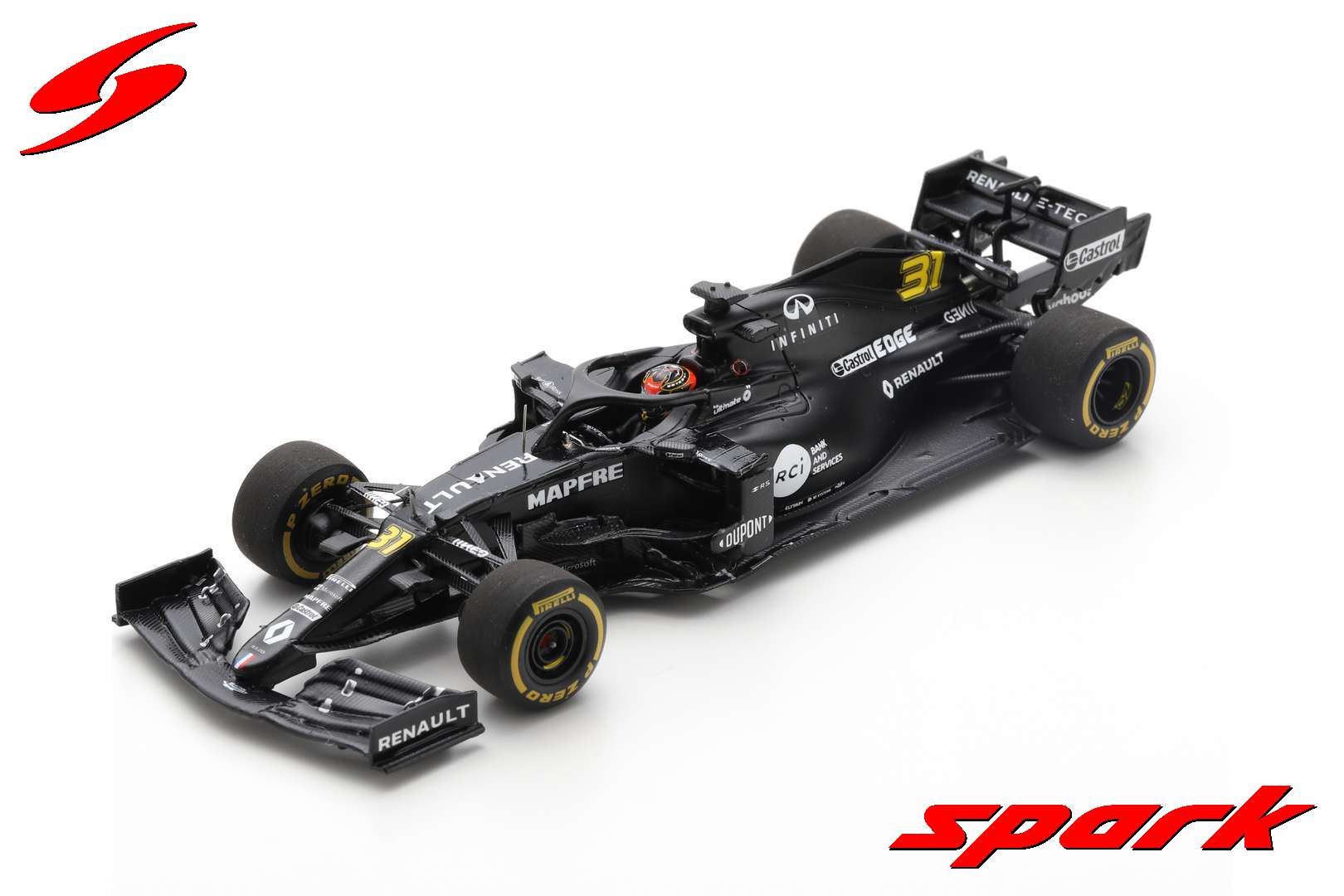 6 ルノー 1 43スケールスパーク 1 43スケール ルノー Dp ワールド F1 チーム R S エステバン オコン 年バルセロナ テスト Model F1オフィシャルグッズストア Euro Sports公式通販