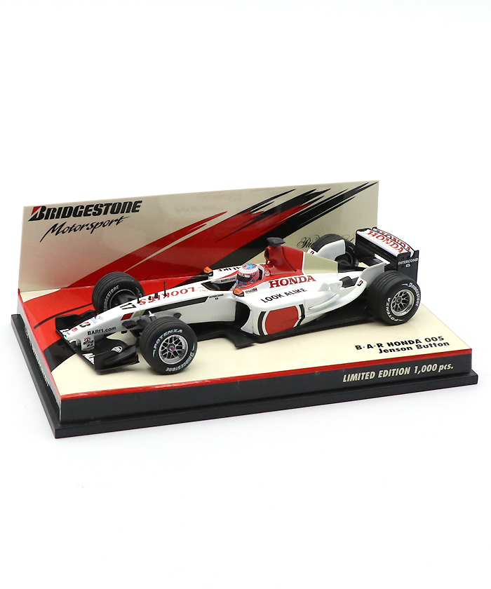 11 / F1その他|1/43スケールブリヂストン別注 ミニチャンプス 1/43スケール BAR ホンダ 005 ジェンソン・バトン F1