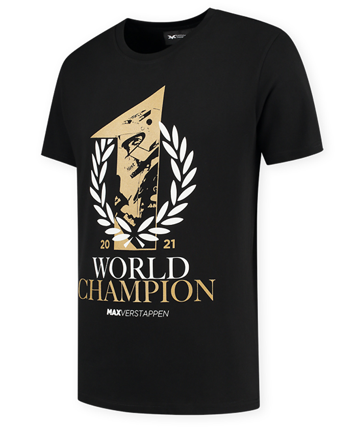 1 / レッドブル|Tシャツ・カットソーマックス・フェルスタッペン 2021 ワールドチャンピオン記念 Tシャツ /FN-W/ARB F1オフィシャルグッズストア  EURO SPORTS公式通販