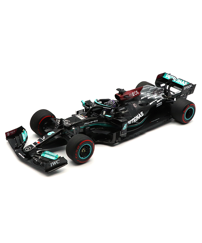 4 / メルセデス|1/18スケールミニチャンプス 1/18スケール メルセデスAMGペトロナスF1 W12 Eパフォーマンス ルイス・ハミルトン  2021年 スペインGP ポールポジション100回目 F1オフィシャルグッズストア EURO SPORTS公式通販