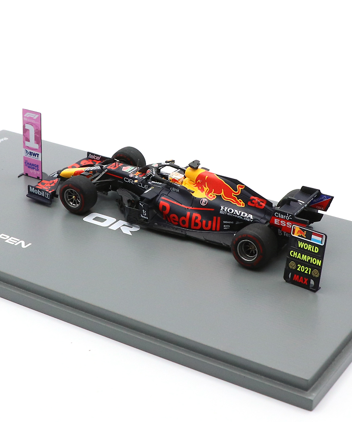 1 / レッドブル|1/43スケールスパーク 1/43スケール レッドブル レーシング ホンダ RB16B マックス・フェルスタッペン 2021年 アブダビGP優勝 ワールドチャンピオン エディション /ARB F1オフィシャルグッズストア EURO SPORTS公式通販