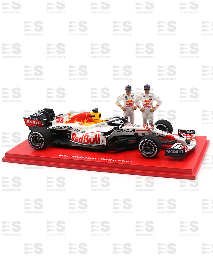 スパーク ユーロスポーツ特注 1/43 レッドブル ホンダ RB16B トルコGP #33 M.フェルスタッペンS.ペレス フィギュア2体付 ありがとう tritonwp.com