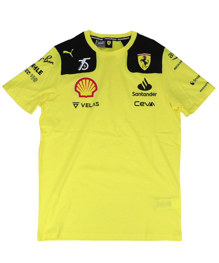 2 / フェラーリ|Tシャツ・カットソーPUMA スクーデリア フェラーリ チーム Giallo Modena スペシャル エディション Tシャツ  2022 /TM-W F1オフィシャルグッズストア EURO SPORTS公式通販