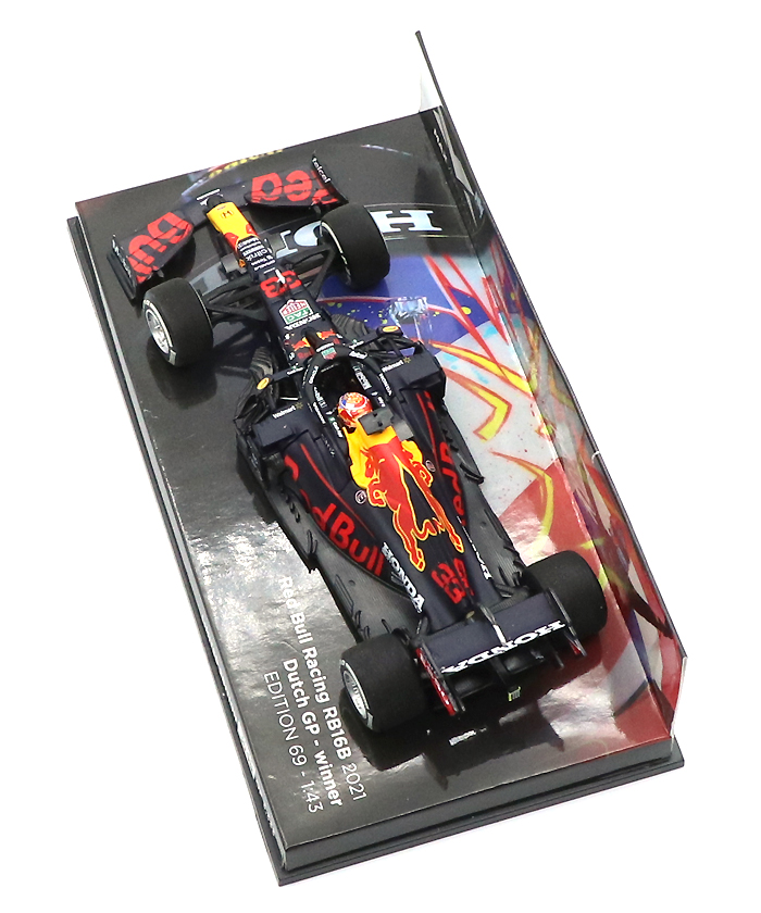 1 / レッドブル|1/43スケールフェルスタッペン別注 ミニチャンプス 1/43スケール レッドブル レーシング ホンダ RB16B マックス・ フェルスタッペン 2021年 オランダGP 優勝 トロフィー付属 /ARB F1オフィシャルグッズストア EURO SPORTS公式通販