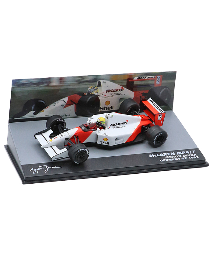 岡山 MINICHAMPS1/18マクラーレンホンダMP4/7アイルトンセナ1992