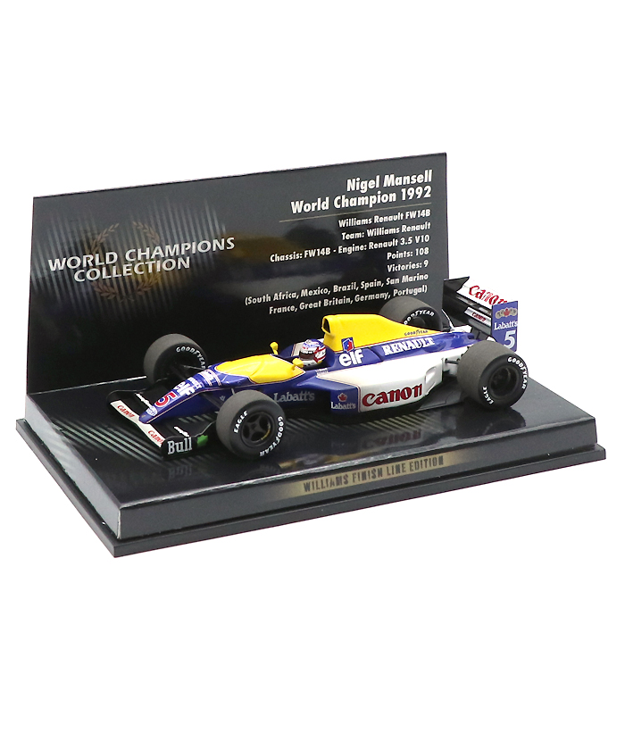 再入荷 【限定】 ミニチャンプス ウィリアムズ 1/43 F1 FW14B FW15C