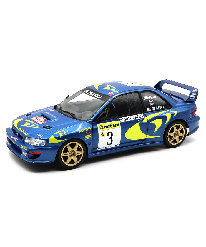 20 WRC世界ラリー選手権|1/18スケールソリド 1/18スケール スバル インプレッサ 22B コリン・マクレー/ニッキー・グリスト  1998年 WRC モンテカルロラリー F1オフィシャルグッズストア EURO SPORTS公式通販