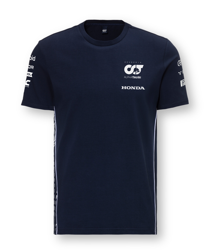 スクーデリアアルファタウリ ロゴ Tシャツ ネイビー 新品・未使用 サイズM