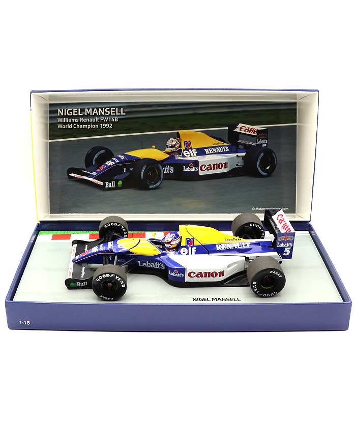 タバコ仕様 1/43 ウイリアムズ ルノー FW14 マンセル 1991 WILLIAMS