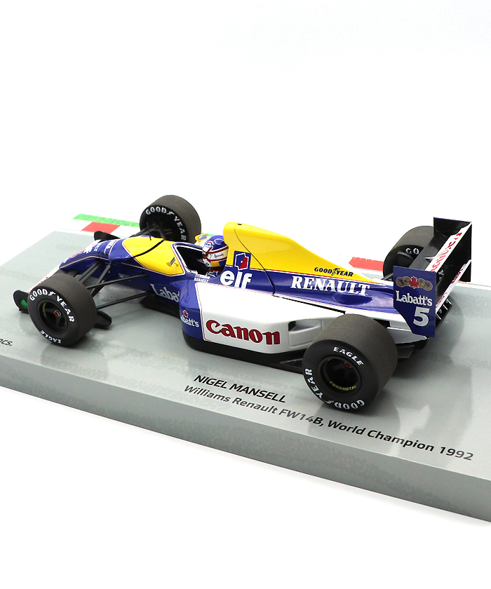 ミニチャンプス ウィリアムズ ルノー FW14B ナイジェル・マンセル-