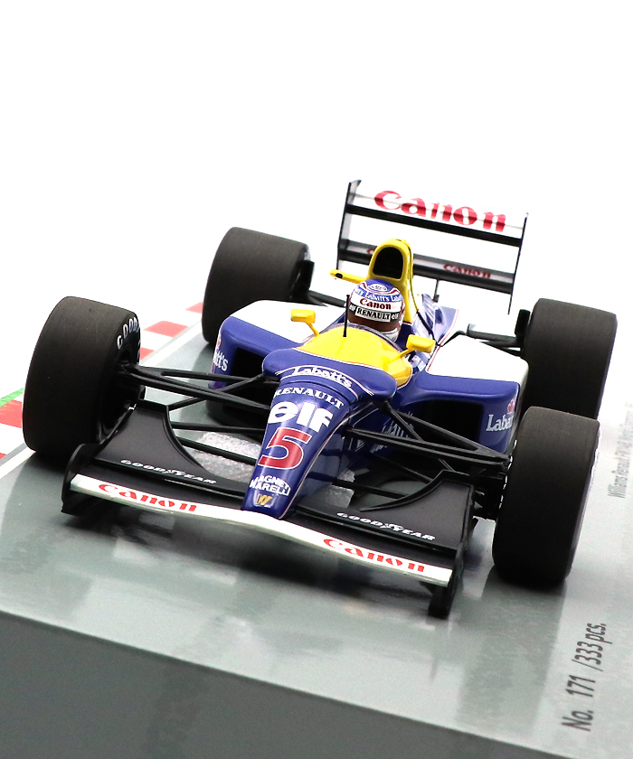 ミニチャンプス ウィリアムズ ルノー FW14B ナイジェル・マンセル-