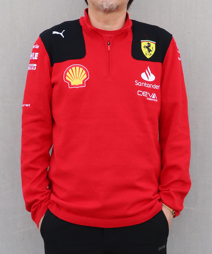 2 / フェラーリ|ニット・セーターPUMA スクーデリア フェラーリ チーム ...