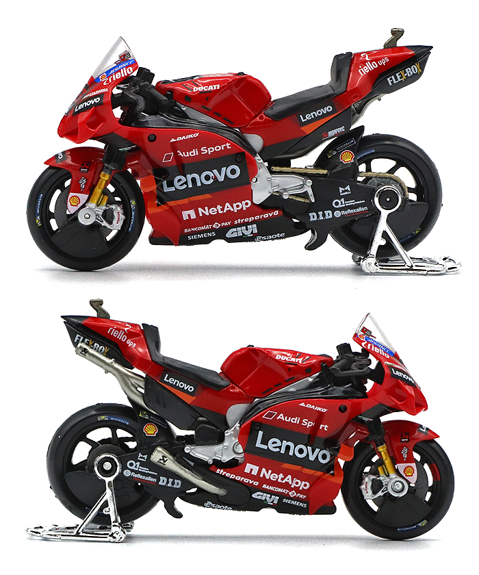 15 motoGPチーム|バイク関連マイスト 1/18スケール ドゥカティ・レノボ・レーシング ドゥカティ デスモセディチGP #63  フランセスコ・バニャイア 2021年 MotoGP F1オフィシャルグッズストア EURO SPORTS公式通販