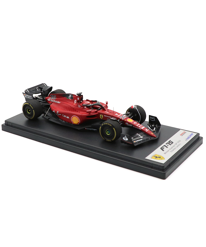 B023 ルックスマート 1/43 フェラーリ F1-75 ルクレール 2位