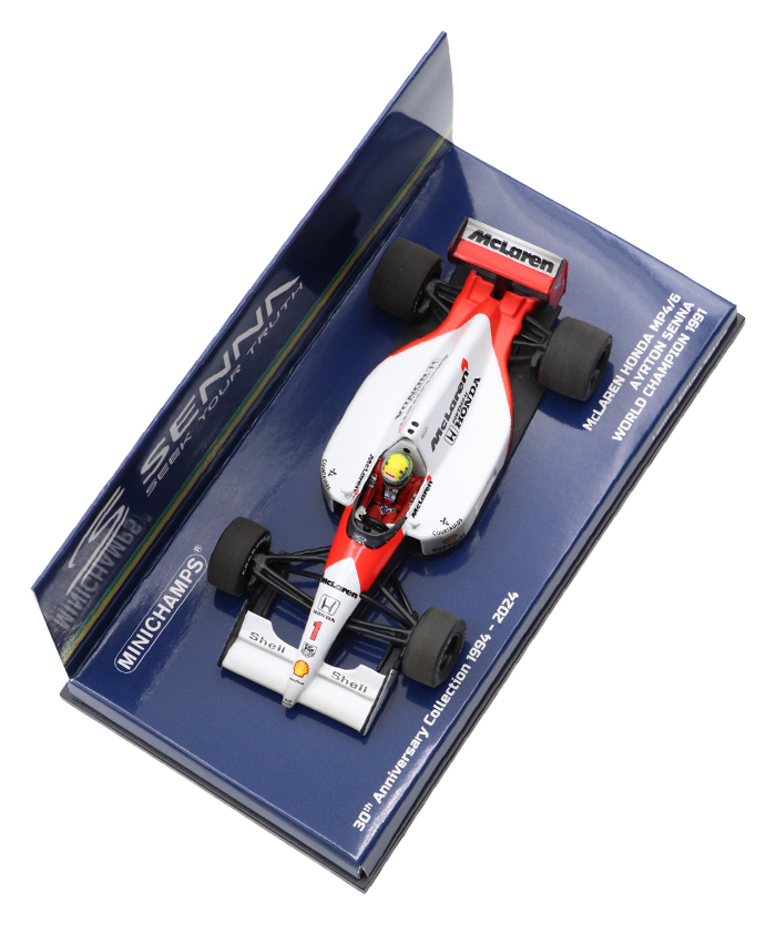 F1 マクラーレン MP4/6 アイルトンセナ ケースは ミニチャンプス
