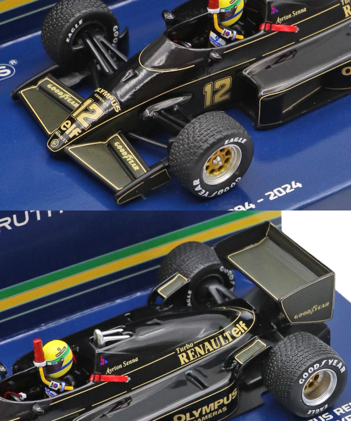 ロータス97T No.12 1985年ベルギーGP優勝車 A.セナ - メルカリ