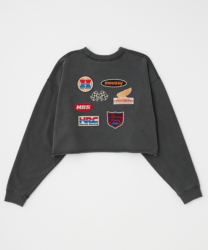 HONDA CROPPED RACING プルオーバー（スウェット）｜MOUSSY