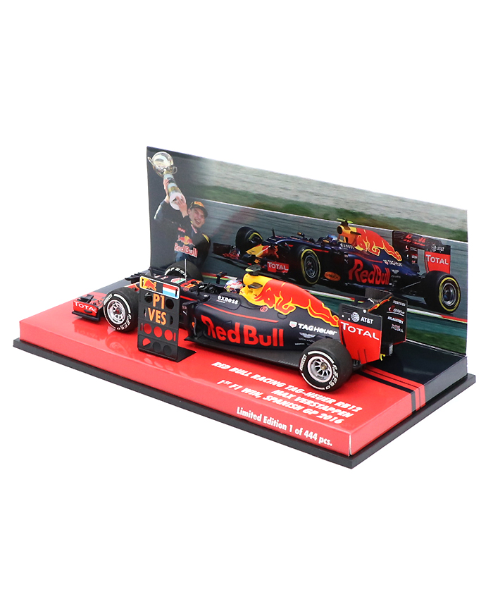 （レア）F1 Red Bull Racing RB12 マックスフェルスタッペン Red Bull F1 RB12 #33 Max Verstappen 1st Career Win Spanish