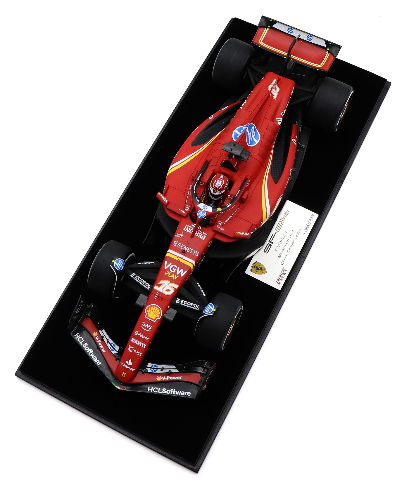 LOOKSMART LSF1057 フェラーリF1SF24 NO16 ルクレール ルックスマート 1/43 スクーデリア フェラーリ SF-24 2024 F1