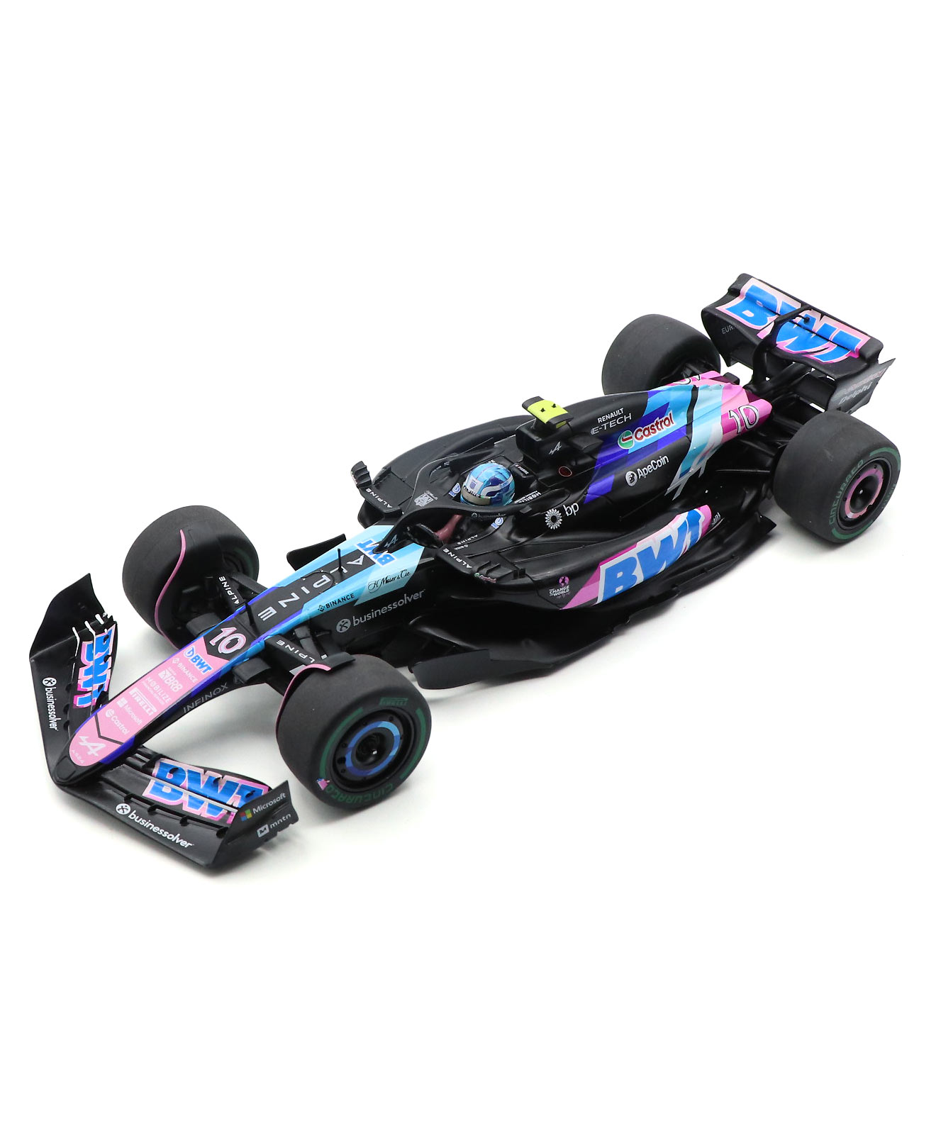 ソリド 1/18 アルピーヌF1 A524 P.ガスリー 10号車 新品未使用品 ソリド 1/18 BWT アルピーヌ F1 チーム A524 2024 F1 ブラジルGP