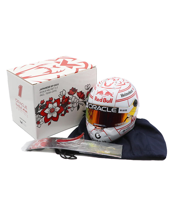 マックス・フェルスタッペン 1/2 ヘルメット 2019 1 / レッドブル|1/2スケールフェルスタッペン別注 シューベルト