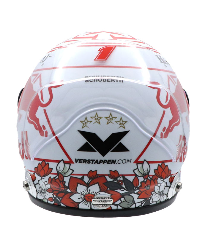 マックス　フェルスタッペン　サイン入り1/2ヘルメット　レッドブル限定品 2024 M．フェルスタッペン レッドブル・レーシング 直筆サイン