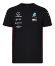 【30％オフセール】メルセデス AMG ペトロナス モータースポーツ チーム ドライバー Tシャツ　ブラック　2019/TM-W