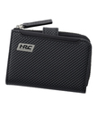 HRC Honda RACING x ノイインテレッセ LF 小銭入れ付きキーケース ブラックxブラック