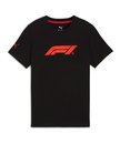 【キッズサイズ】PUMA FORMULA 1 ロゴ Tシャツ ブラック 2025 