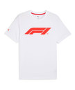PUMA FORMULA 1 ロゴ Tシャツ ホワイト 2025
