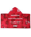 HRC Honda RACING x スーパーGT コラボ フード付き ビッグタオル Astemo REAL RACING #17