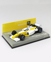 【海外並行品】ミニチャンプス 1/43スケール　ルノー F１チーム B201 ジェンソン・バトン 2002年バルセロナ …