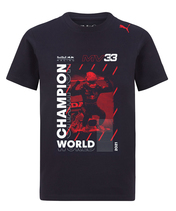 【2月上旬入荷予約受付中】PUMA マックス・フェルスタッペン 2021年 ワールドチャンピオン記念 Tシャツ /FN-…
