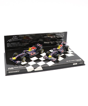 【海外並行品】ミニチャンプス 1/43スケール レッドブル レーシング ルノー RB7 セバスチャン・ベッテル ＆ マー…