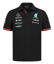 メルセデスAMGペトロナス F1チーム ポロシャツ ブラック 2022 /TM-W…