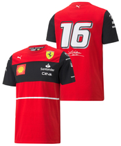 PUMA スクーデリア フェラーリ チーム #16 シャルル・ルクレール ドライバーTシャツ 2022 /TM-W…