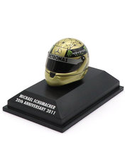 【海外並行品】シューマッハー別注 ミニチャンプス 1/8スケール ミハエル・シューマッハー 20周年記念限定 ヘルメット…