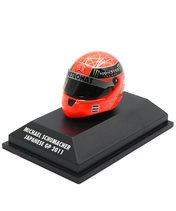 【海外並行品】シューマッハー別注 ミニチャンプス 1/8スケール ミハエル・シューマッハー ヘルメット 2011年 日本…