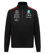 【50％オフセール】メルセデス AMG ペトロナス F1チーム 1/4 ジップ スウェット 2023 /TM-W…
